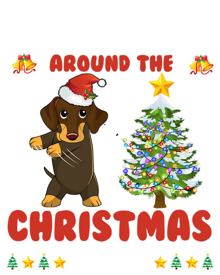 Flossing Around The Christmas TreeDachshund Christmas Gift Mousepad