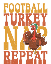 Football Turkey Nap Repeat Thanksgiving Football Lovers Gift T-Shirt