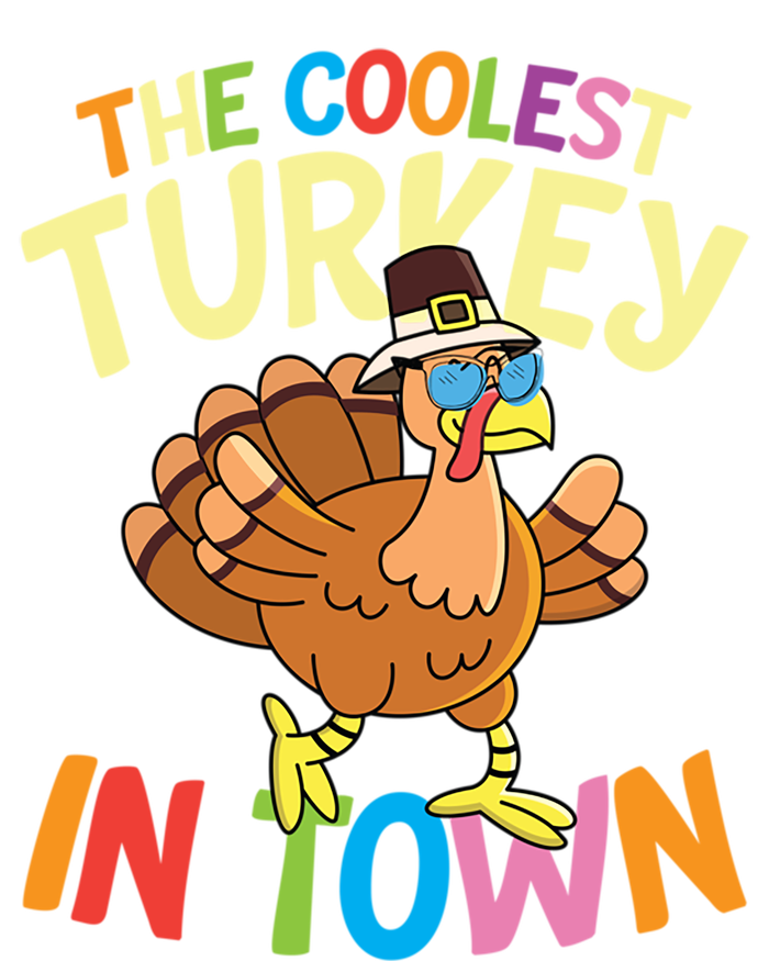 The Coolest Turkey In Town Hen Farmers Gift Women's T-Shirt