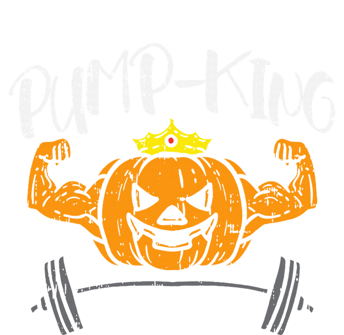 PumpKing Pumpkin Pun Halloween Costume Gym Weightlifting Tie-Dye T-Shirt