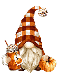 Cute Holiday Gnome For Thanksgiving With Fall Pumpkin Spice V-Neck T-Shirt