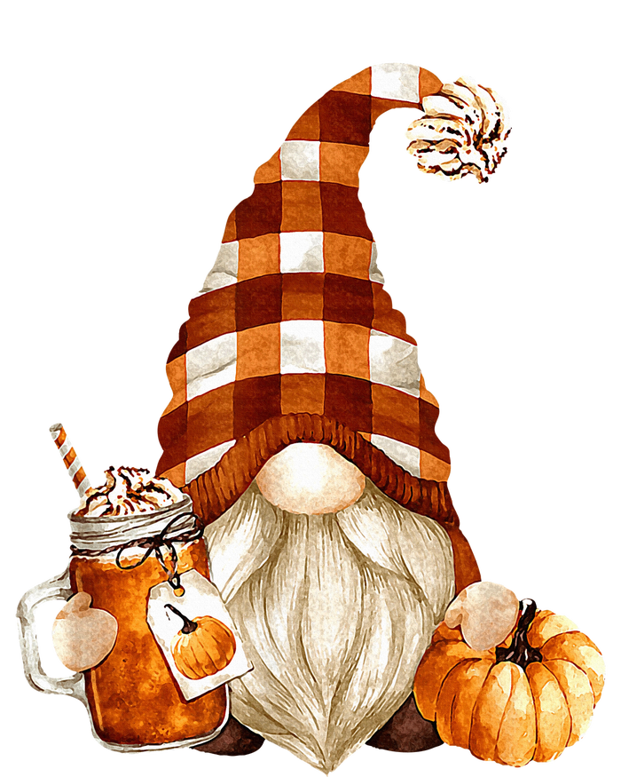 Cute Holiday Gnome For Thanksgiving With Fall Pumpkin Spice V-Neck T-Shirt