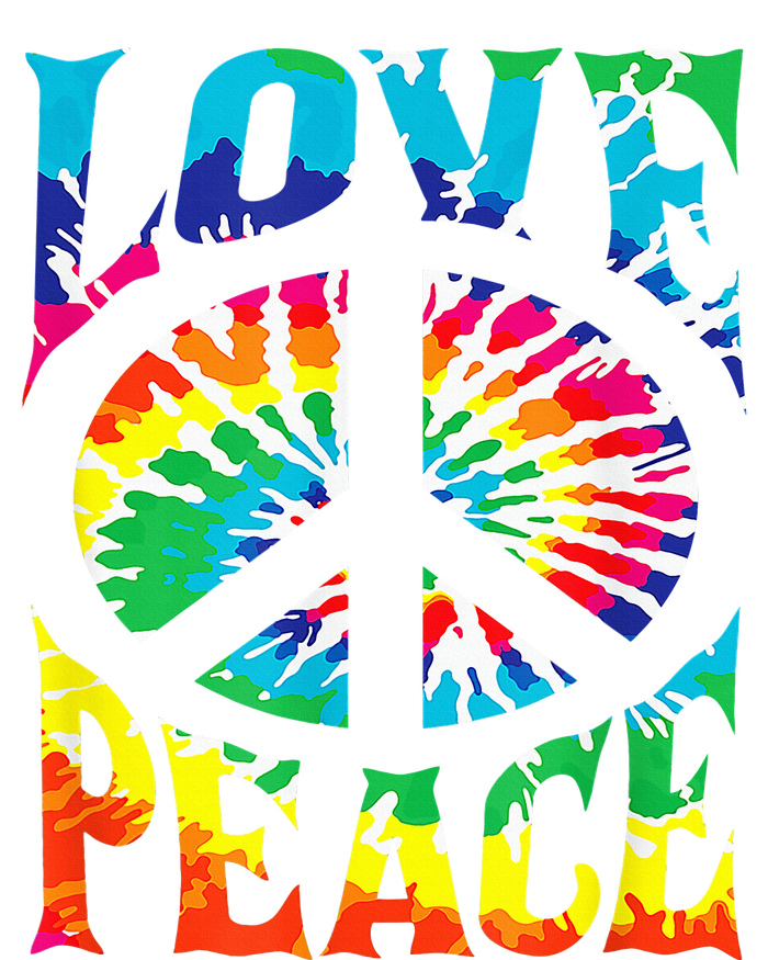 PEACE SIGN LOVE 60s 70s Tie Dye Hippie Halloween Costume Toddler Zip Fleece Hoodie