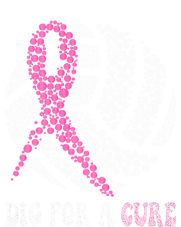 Dig For A Cure Breast Cancer Awareness Volleyball Pink Out T-Shirt