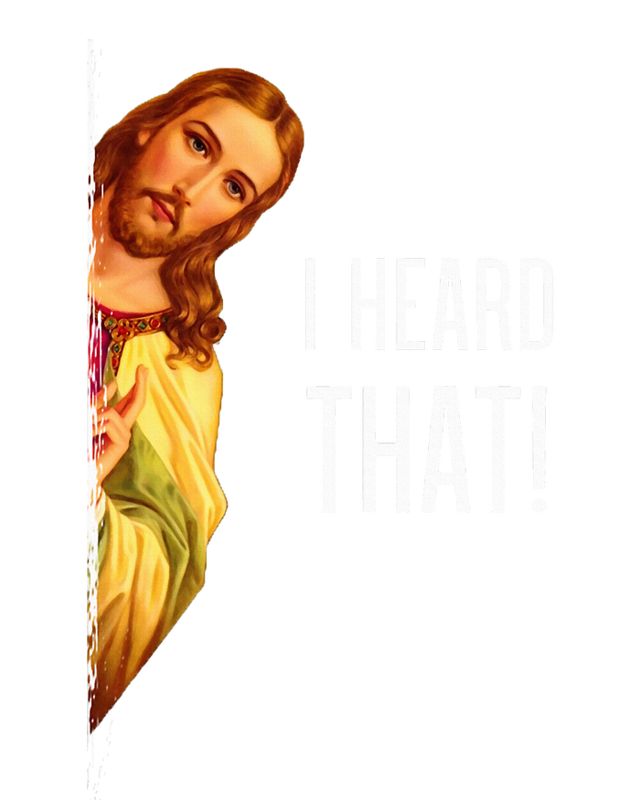 Funny Quote Jesus Meme I Heard That Christian God Ceramic Bell Ornament