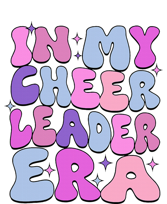 Groovy In My Cheer Coach Era Cheerleader Cheerleading Premium T-Shirt