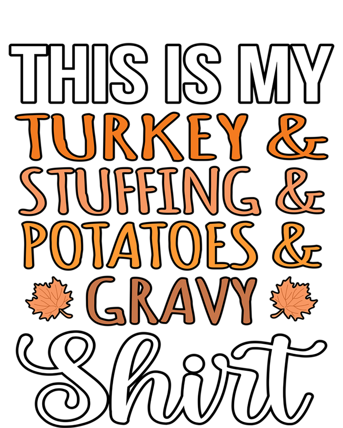 Turkey Stuffing Potatoes Gravy Thanksgiving Family Graphic Gift Sustainable Beanie