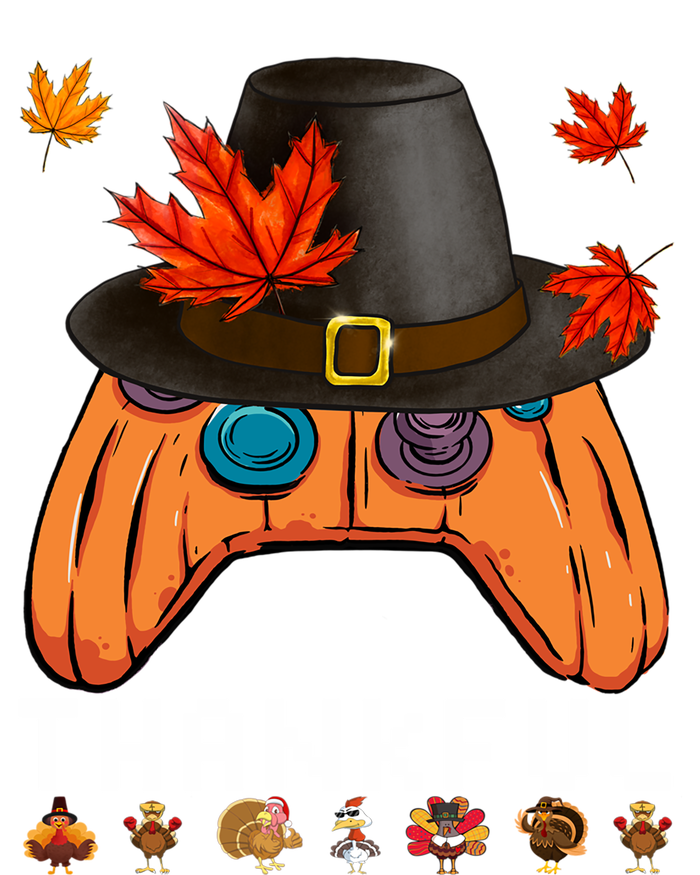 Video Game Thanksgiving Pumpkin Gamer Thankful Autumn Gaming Gift T-Shirt