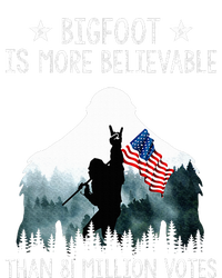 Bigfoot is More Believable Than 81 Million Votes USA Flag Ladies Essential Tank