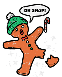 Oh Snap Gingerbread Man Funny Christmas Xmas Sweatshirt