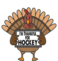 Funny Thanksgiving Turkey Thankful For Hockey Gift T-Shirt