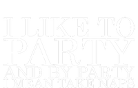 I LIKE TO PARTY Women's Tri-Blend 3/4-Sleeve Raglan Shirt