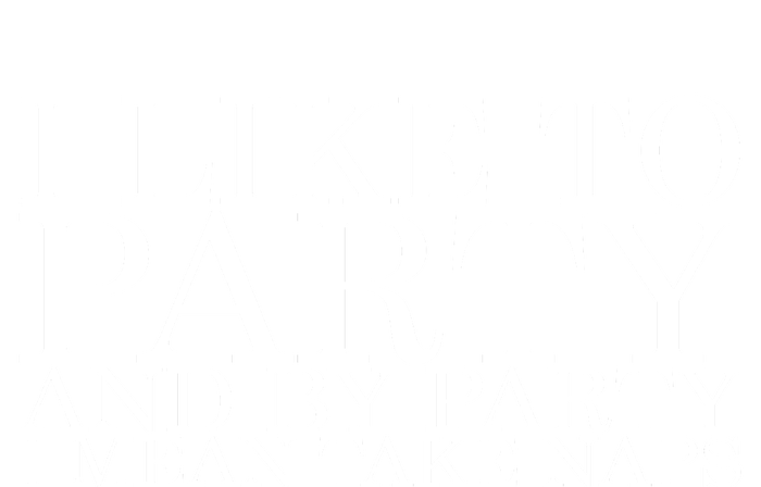 I LIKE TO PARTY Women's Tri-Blend 3/4-Sleeve Raglan Shirt