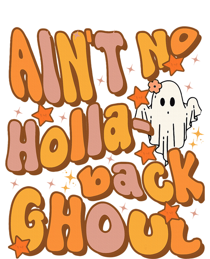 Ain't no hollaback ghoul Funny Halloween Groovy ghost Kids Tie-Dye T-Shirt