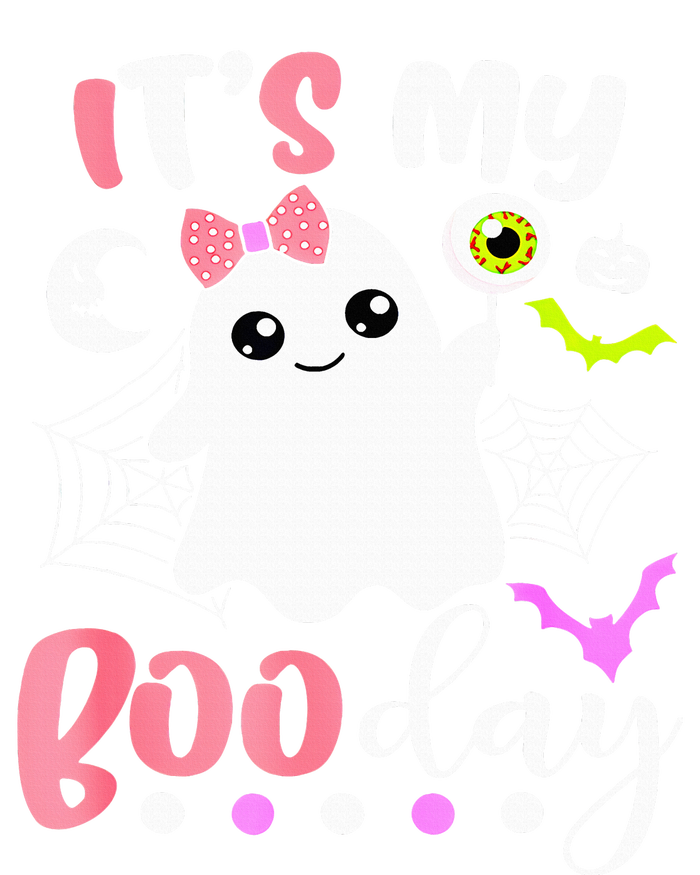 Funny Its My Boo Day Cute Halloween Birthday Ghost Pink Bow T-Shirt