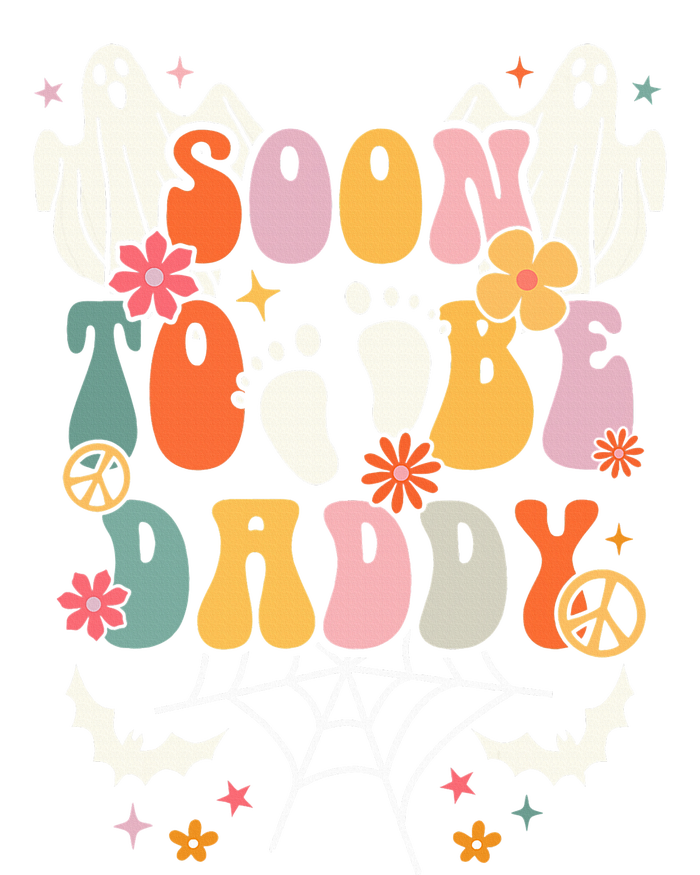 Halloween Groovy Ghost Soon to Be Daddy Halloween Pregnancy T-Shirt