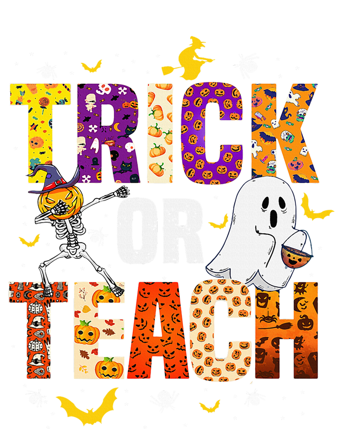 Halloween Trick Or Teach Funny Costume Teacher Halloween Poster