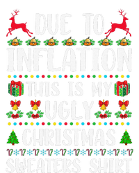 Due To Inflation Ugly Christmas Cute Family Matching T-Shirt