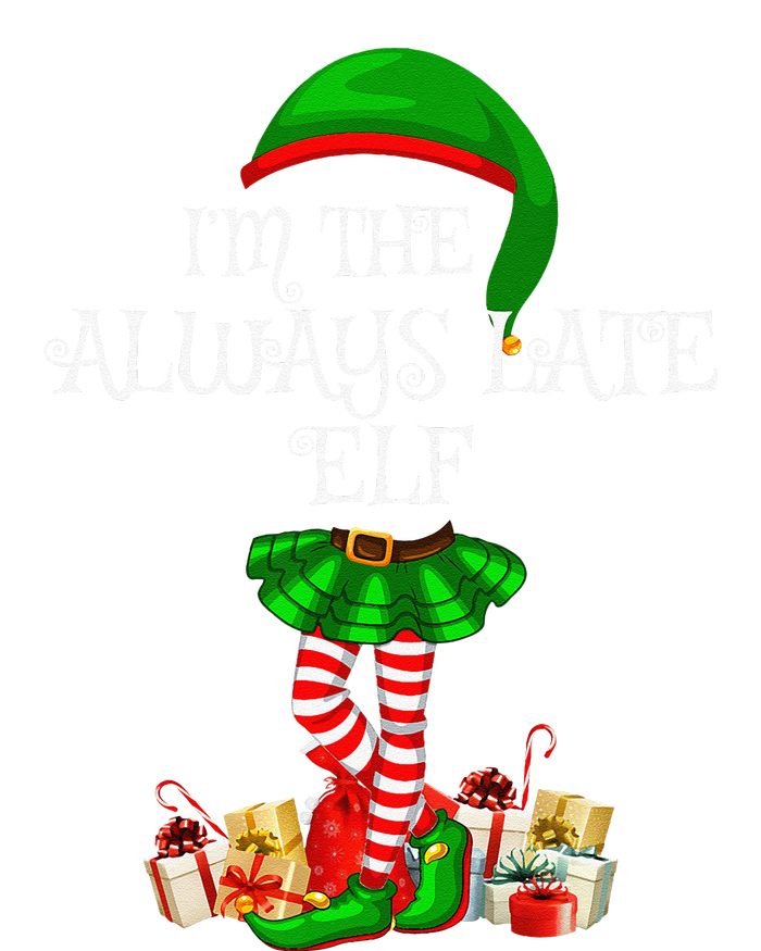 Family Matching Funny The Always Late Elf Christmas T-Shirt