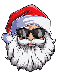 Funny Santa Claus Face Sunglasses With Hat Beard Christmas Gift Baby Bodysuit