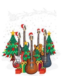 Guitar Santa Hat Christmas Tree Funny Music Loves Xmas Gifts T-Shirt