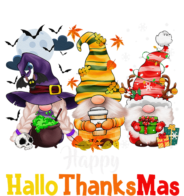 Halloween Gnomes Happy HalloThanksMas Thanksgiving Christmas Cute T-Shirt