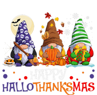 Halloween Gnomes Happy HalloThanksMas Thanksgiving Christmas Gift Ladies Long Sleeve Shirt