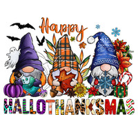 Happy Hallothanksmas Gnomes Halloween Thanksgiving Christmas T-Shirt