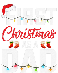 First Christmas As A Dad Xmas Lights New Dad Christmas Women's Racerback Tank