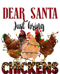 Dear Santa Just Bring Chickens Christmas Chicken Lovers Xmas T-Shirt