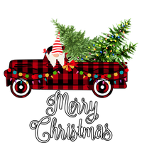 Christmas Gnome Driving Red Buffalo Plaid Christmas Truck Great Gift T-Shirt