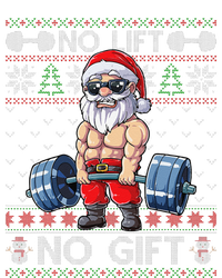 Funny Muscle Santa Lifting Christmas Ugly Christmas Funny Tall Long Sleeve T-Shirt