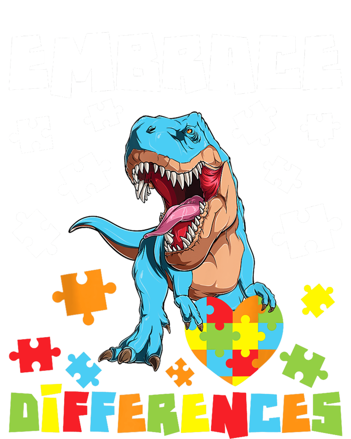 Embrace Differences Autistic Puzzle Autism Awareness T-Shirt