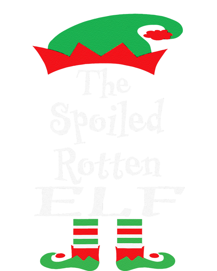 Funny The Spoiled Rotten Elf Christmas Matching Family Tie-Dye T-Shirt