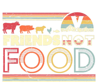 Friends Not Food. Retro Style Vegan Vegetarian Sustainable Beanie