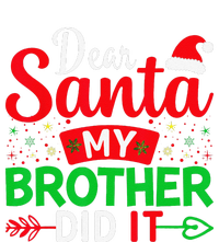 Dear Santa My Brother Did It Women's Racerback Tank