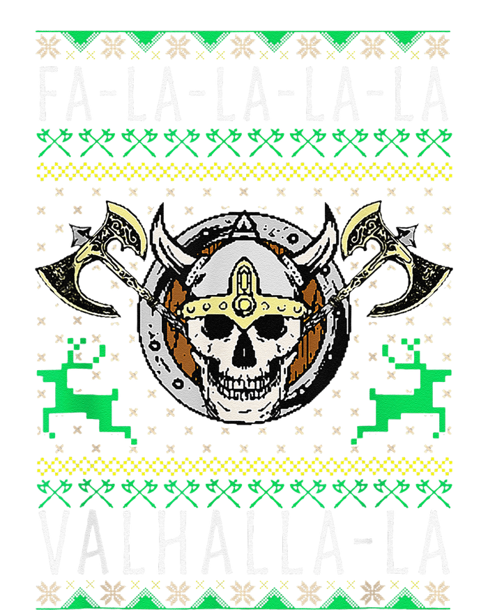 Fa La La La Valhalla La Viking God Ugly Christmas T-Shirt