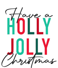 Have A Holly Xmas Jolly Christmas Rainbow Sustainable Knit Beanie