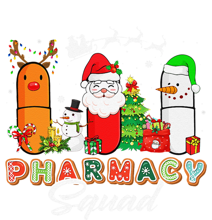 Funny Pills Christmas Lights Pharmacy Crew Reindeer Santa Bumper Sticker