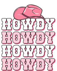 Pink Howdy Cow Print Western Country Cowgirl Texas Rodeo Cooling Performance Long Sleeve Crew