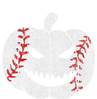 Baseball Player Scary Pumpkin Vintage Costume Halloween T-Shirt