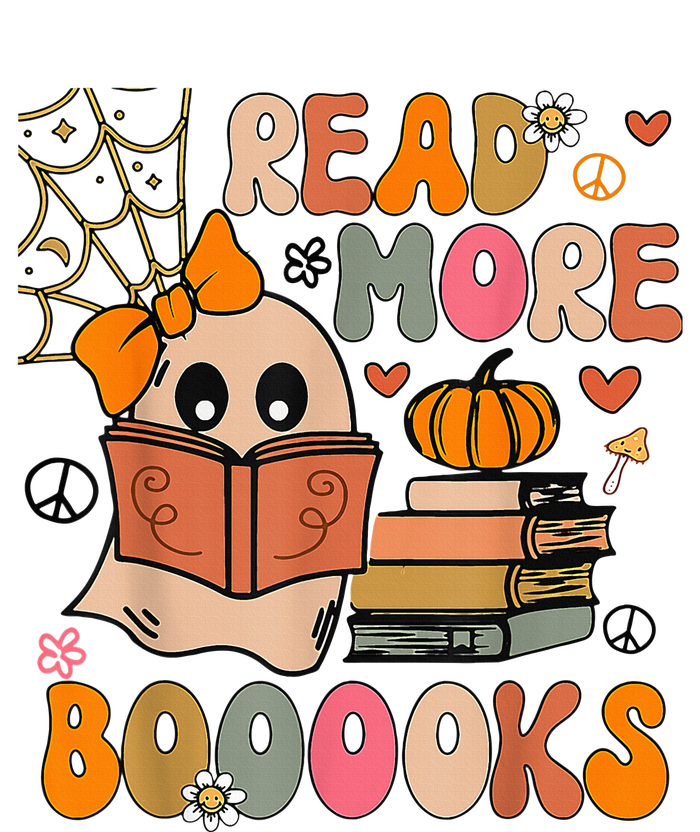 Cute Booooks Ghost Read More Books Funny Teacher Halloween T-Shirt