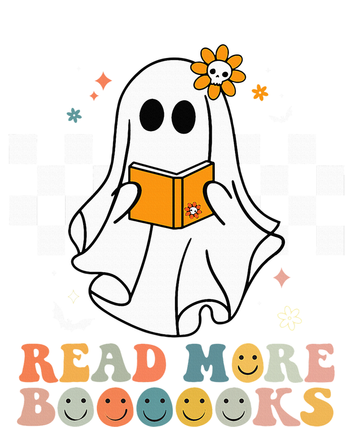 Cute Boooooks Ghost Read More Books Funny Teacher Halloween T-Shirt