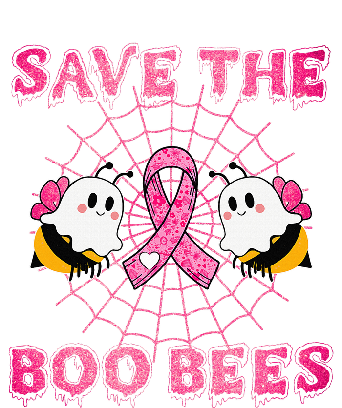 Cute Save The Boo Bees Halloween Breast Cancer Pink Ribbon T-Shirt