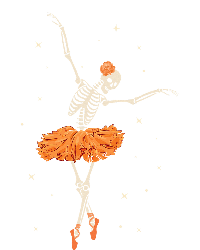 Dancing Skeleton Ballerina Ballet Dance Halloween Tank Top