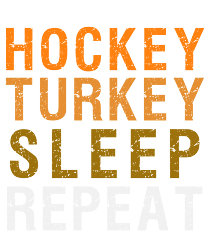 Hockey Turkey Sleep Repeat Nap Funny Thanksgiving Gift Tank Top