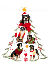 Christmas Tree Greater Swiss Mountain Dog Lover Xmas Gift T-Shirt