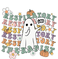 Retro Respiratory Therapist Cute Ghost Halloween Pumpkin T-Shirt