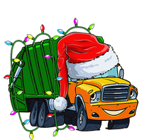 Garbage Truck Lights Christmas Trash Trucks Santa Short Acrylic Beanie