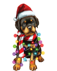 Christmas Santa Dog Rottweiler Dog Lover Xmas Gift Sustainable Knit Beanie